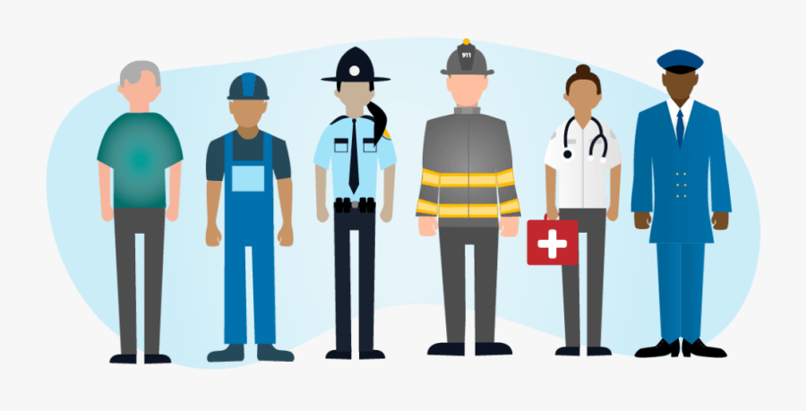 9/11 Who Was Affected - Emergency Responders Jobs Png Cartoon, Transparent Clipart