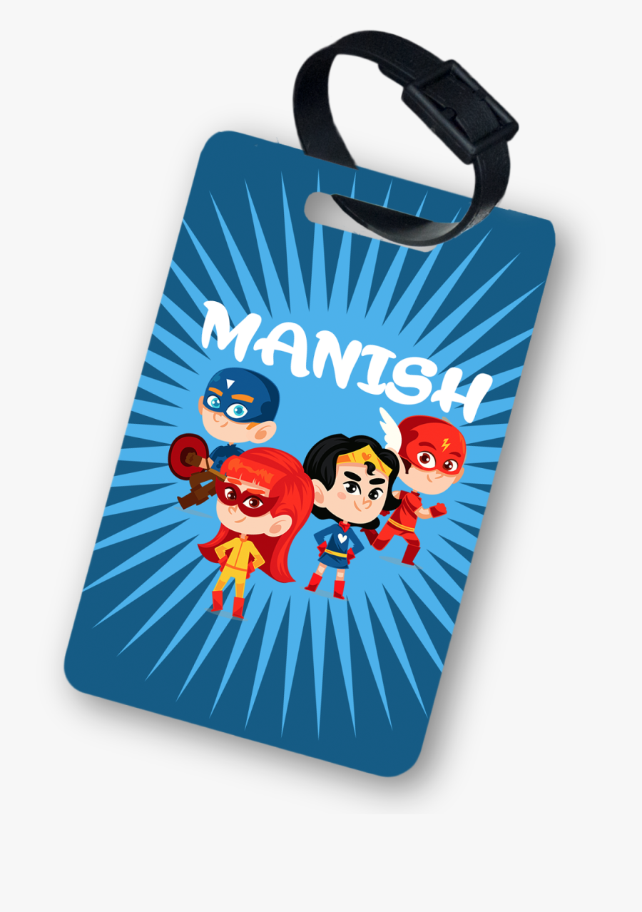 Download Super Hero Luggage Tag - Luggage Tag Psd Mock Up Free ...