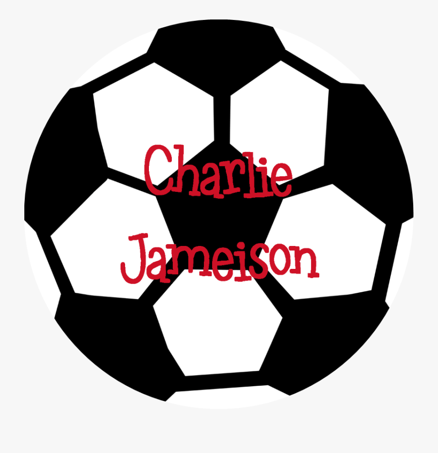 Soccer Luggage Tag - Emblem, Transparent Clipart