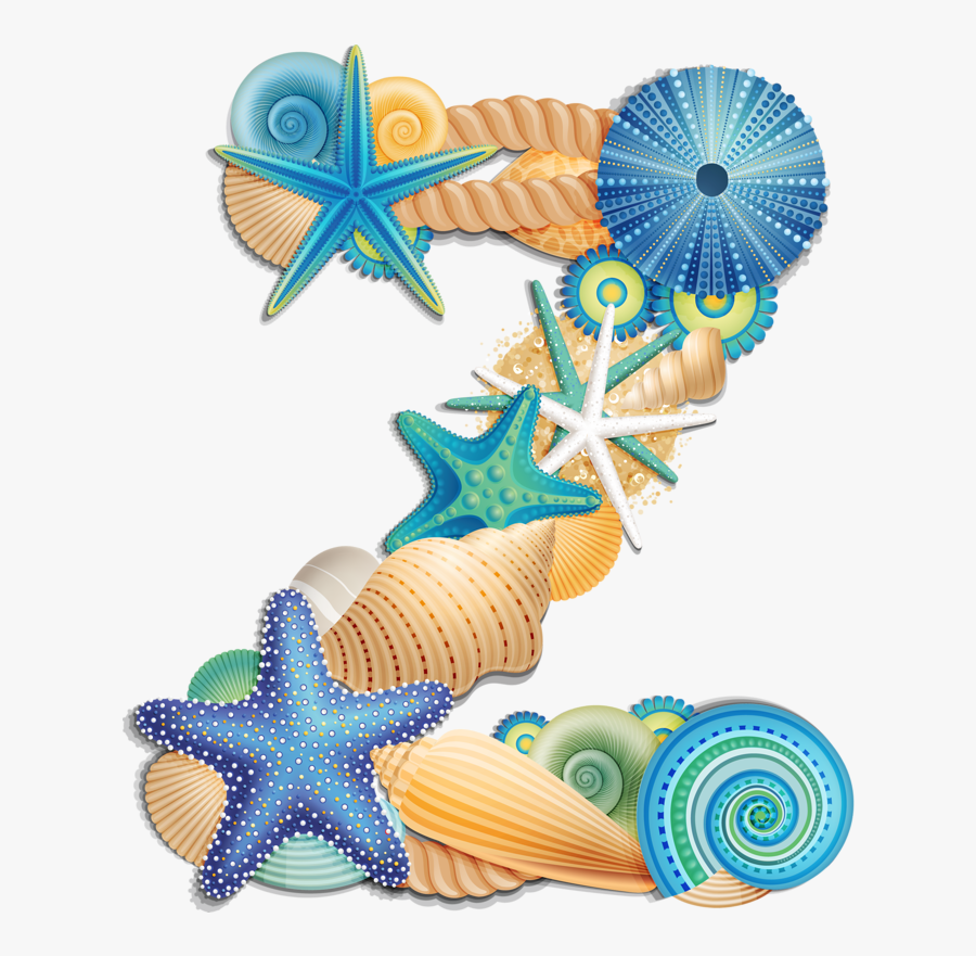 Seashells Clipart Seaside - Seashell Letters A Clipart, Transparent Clipart