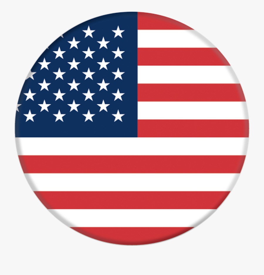 American Flag Popsocket Phone Grip - American Flag, Transparent Clipart