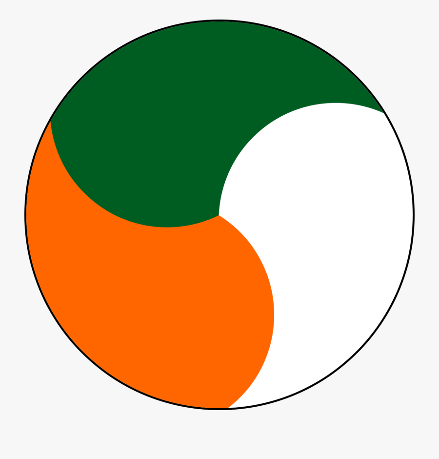 Roundel Of Ireland - Irish Air Corps Roundel, Transparent Clipart
