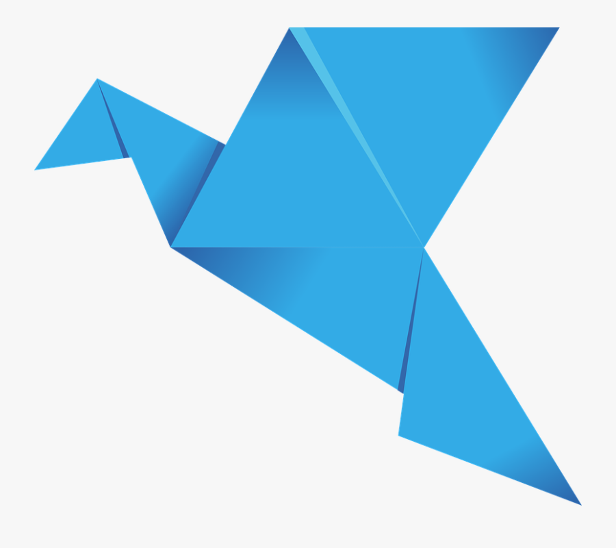 Transparent Paper Crane Clipart - Paper, Transparent Clipart