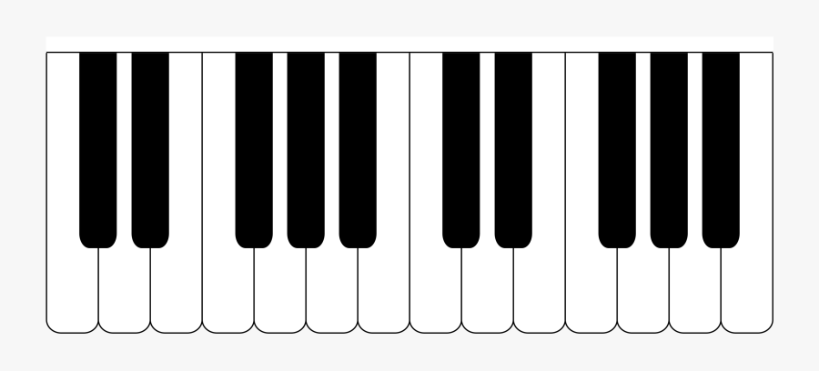 Digital Piano Electronic Musical Instruments Musical - Transparent Background Piano Keyboard Svg, Transparent Clipart