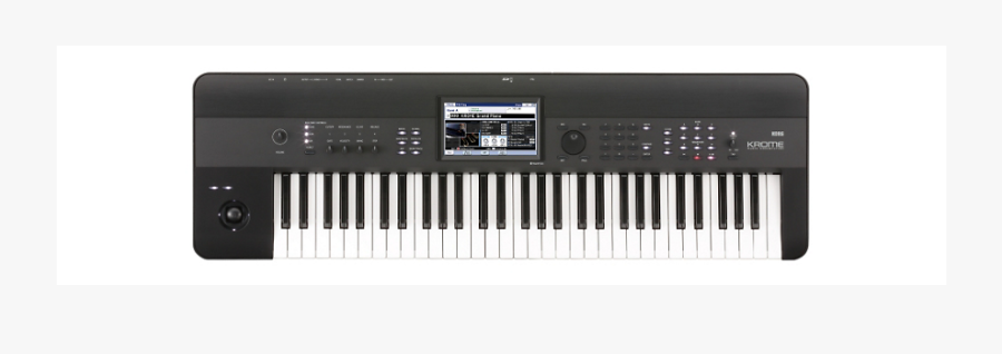 Music Keyboard Png - Keyboard Korg Krome 61, Transparent Clipart