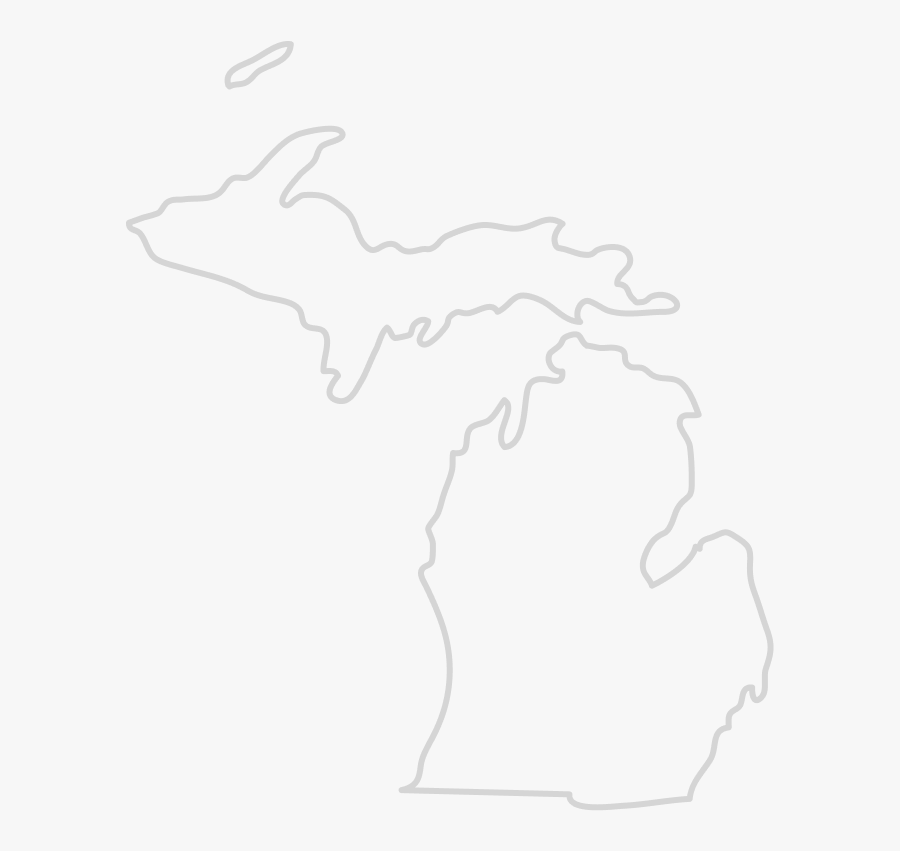 Michigan Building Codes, Including The Fire And Residential - Map, Transparent Clipart