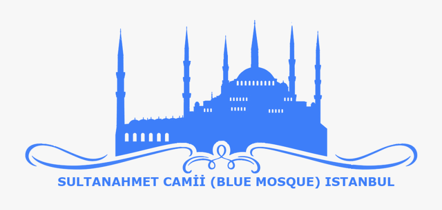 Blue Mosque - Sultanahmet Camii - Blue Mosque Logo, Transparent Clipart