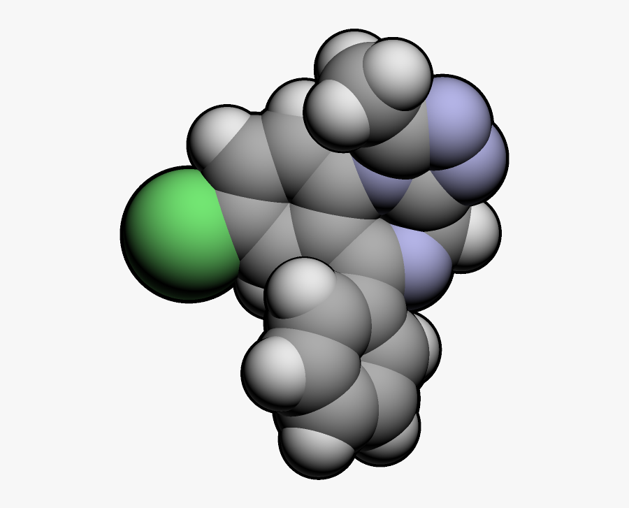 Xanax Molecule 3d, Transparent Clipart