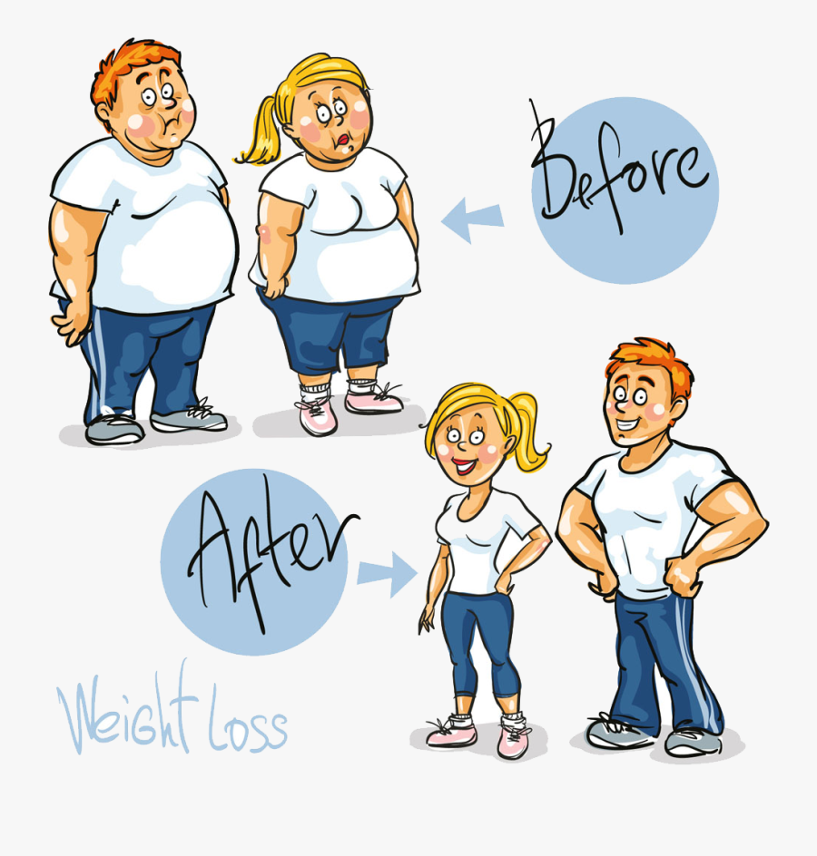 Jar Clipart Weight Loss - Weight Loss Cartoon Png, Transparent Clipart