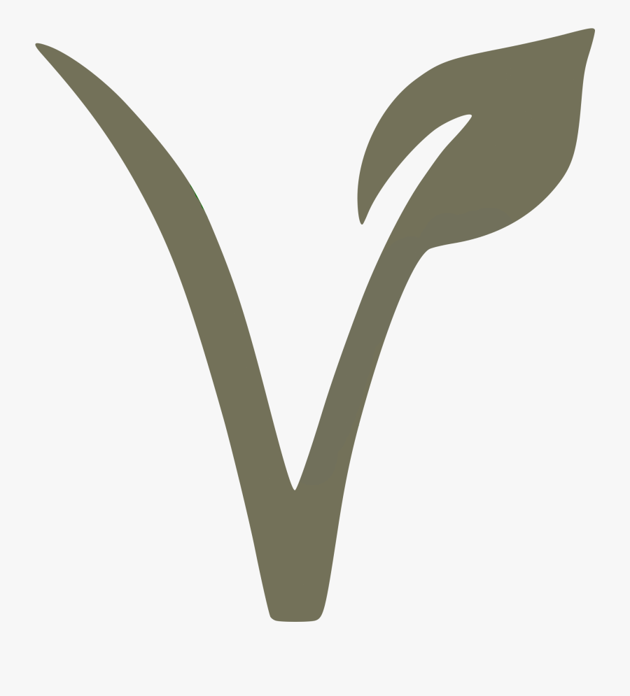 Vegan And Vegetarian Symbol, Transparent Clipart