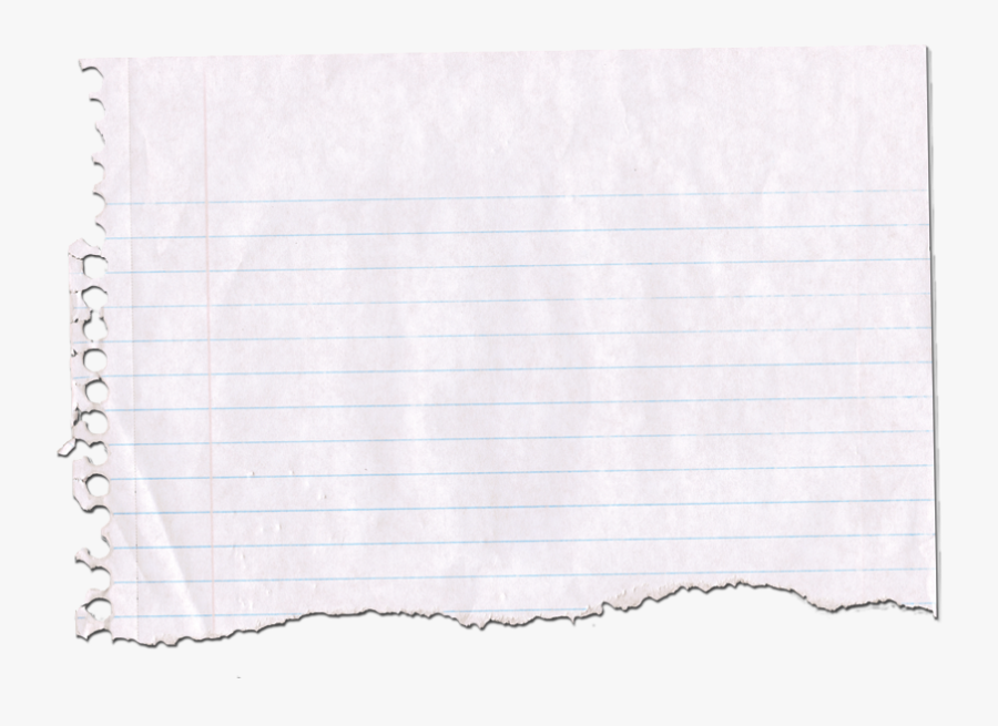 Torn Notebook Paper Png - Paper, Transparent Clipart