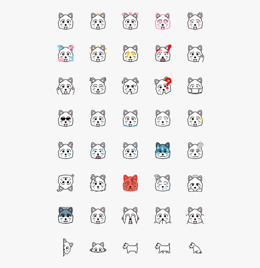 Square Pixel Face, Transparent Clipart