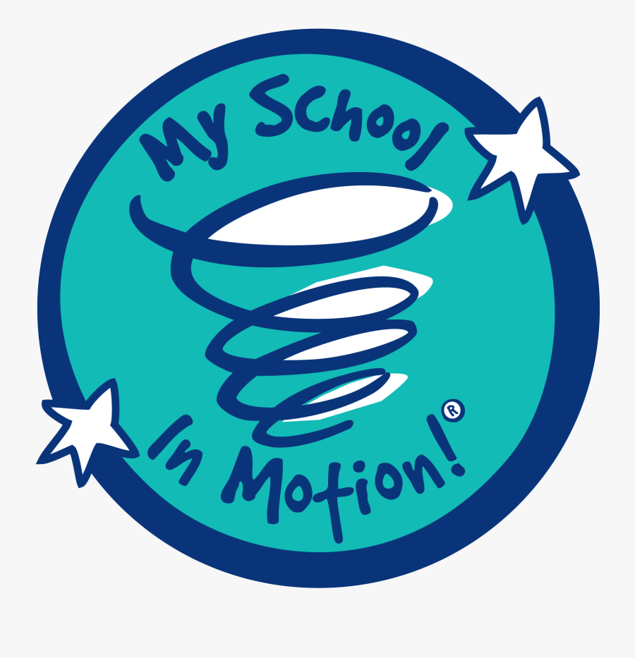 My School In Motion Logo - Emblem, Transparent Clipart