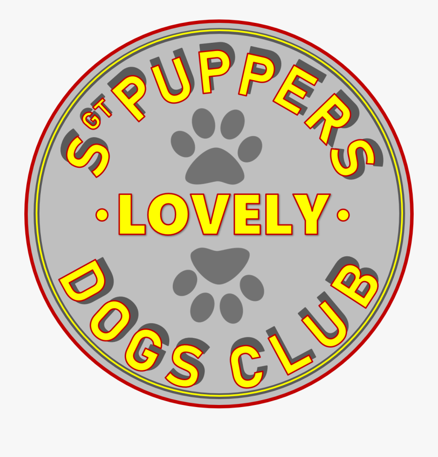 Sergeant Puppers Lovely Dogs Club Logo - Circle, Transparent Clipart