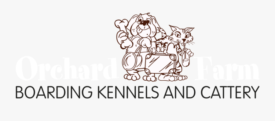 Orchard Farm Logo Outlined In Colour Reverse 2 - Cartoon, Transparent Clipart