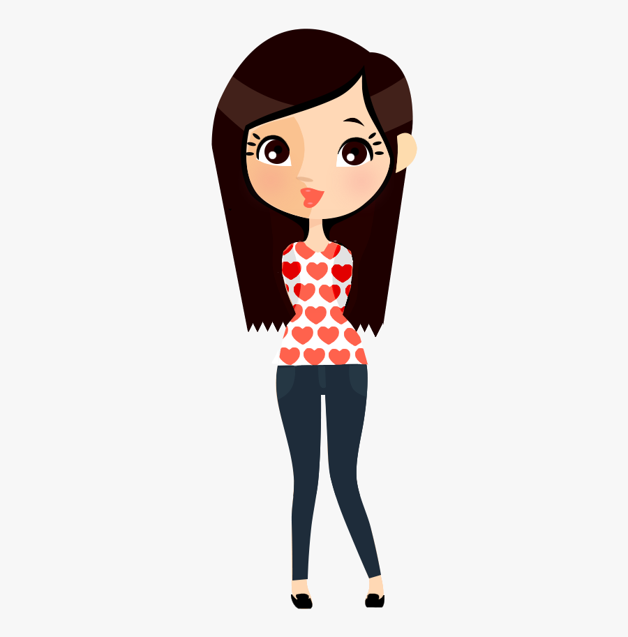 Muñequitas Morenas En Caricatura, Transparent Clipart