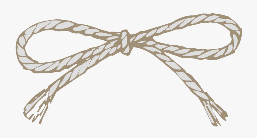 Twine Bow Png, Transparent Clipart