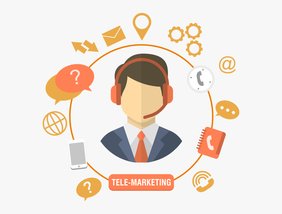 How Telecalling Can Benefit Your Business - Business Process Outsourcing Vector, Transparent Clipart