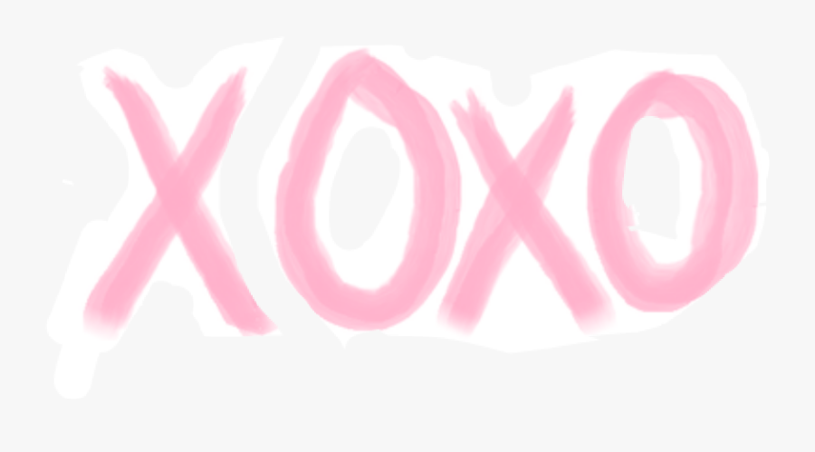 #xoxo #text #pink #tunmblr #love, Transparent Clipart