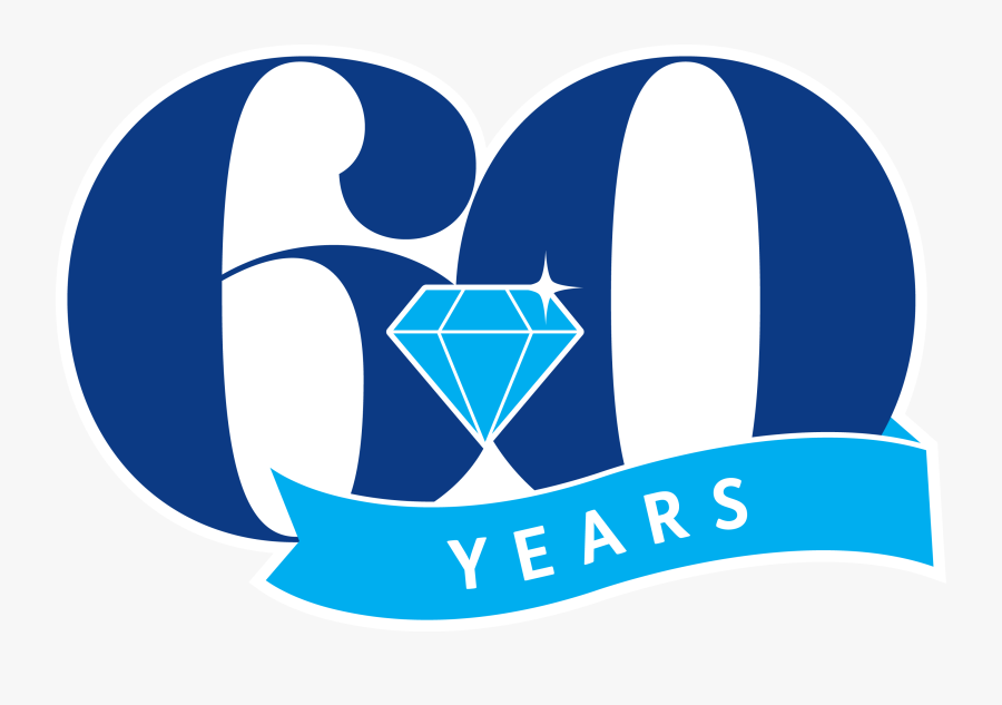 60 Years Of Beverley Holidays - 60 Years Clip Art, Transparent Clipart