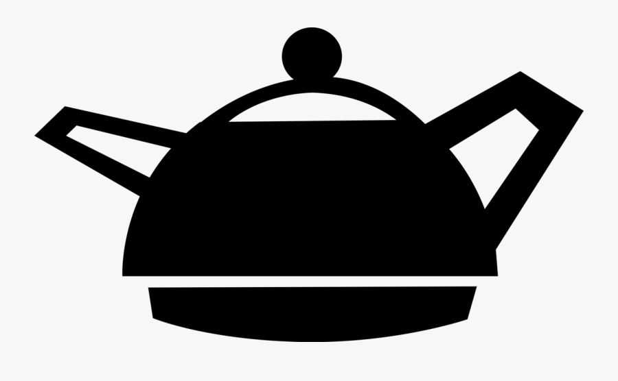 Vector Illustration Of Small Kitchen Appliance Electric - Teapot, Transparent Clipart