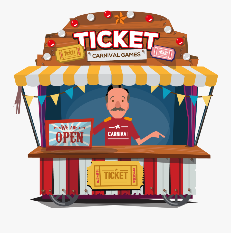 Carnival Games Booth Clipart, Transparent Clipart