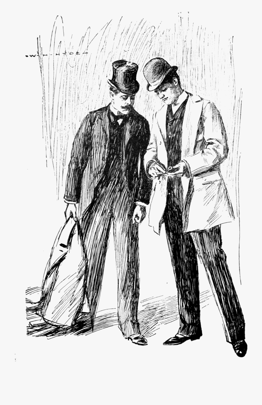 Original Illustration Sherlock Holmes, Transparent Clipart