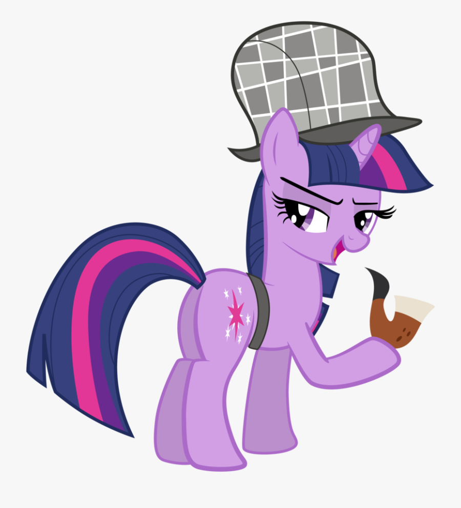 Sherlock Sparkle By Ahumeniy - Mlp Twilight Detective, Transparent Clipart