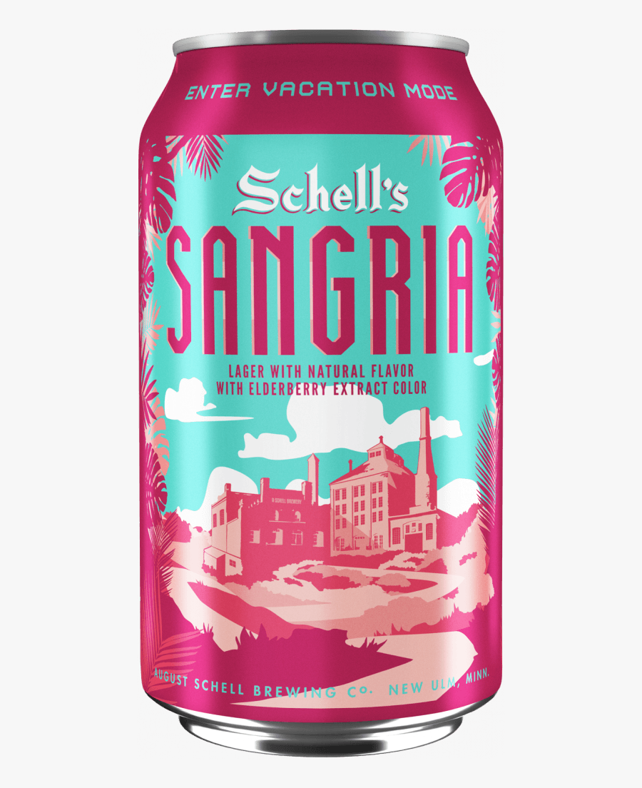 Schells Red Sangria Lager, Transparent Clipart