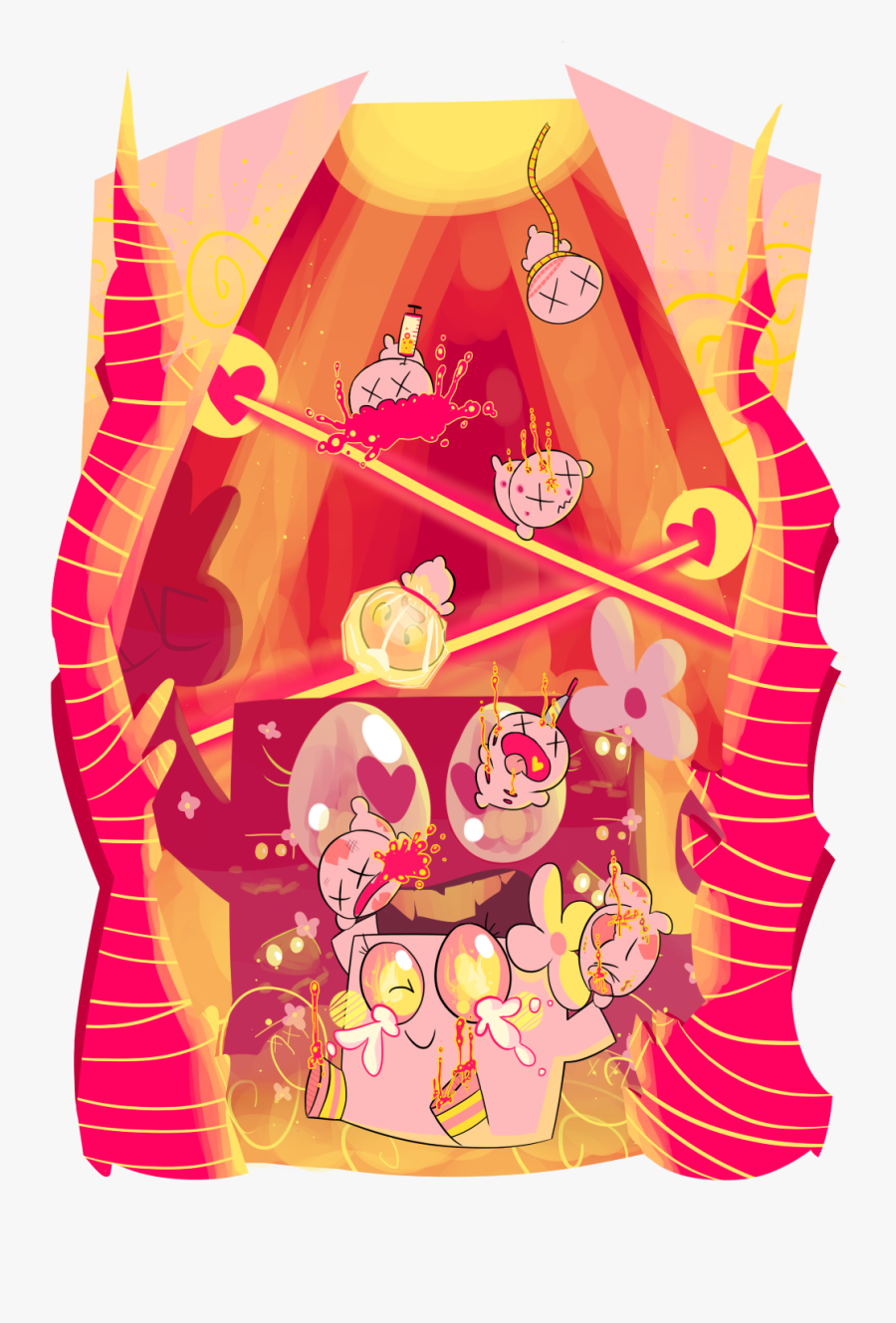 Pink Lemonade Hell - Illustration, Transparent Clipart