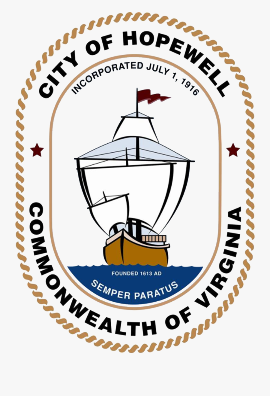 Hopewellcountyseal - Utah State Seal, Transparent Clipart