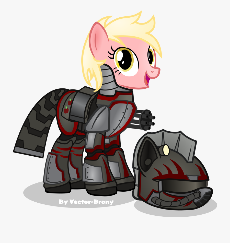 Knight Strawberry Lemonade By Vector Brony-d80u237 - Mlp Fallout Applejack Rangers, Transparent Clipart