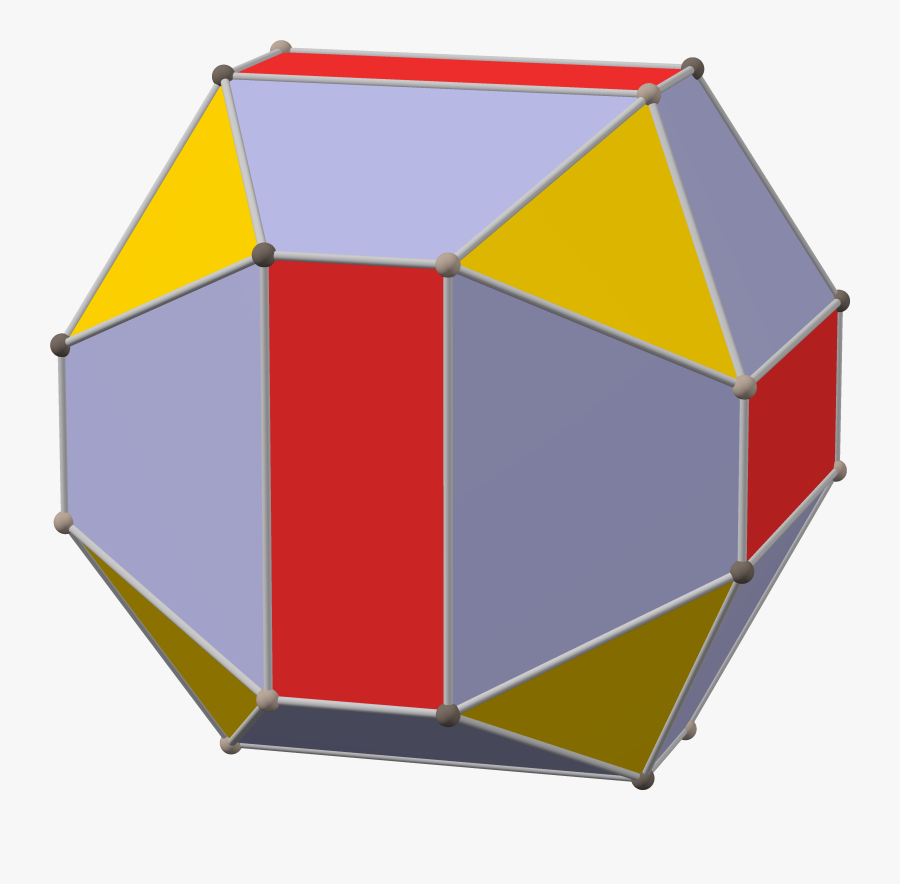 Polyhedron Great Rhombi 6-8 Subsolid Pyritohedral Maxmatch, Transparent Clipart
