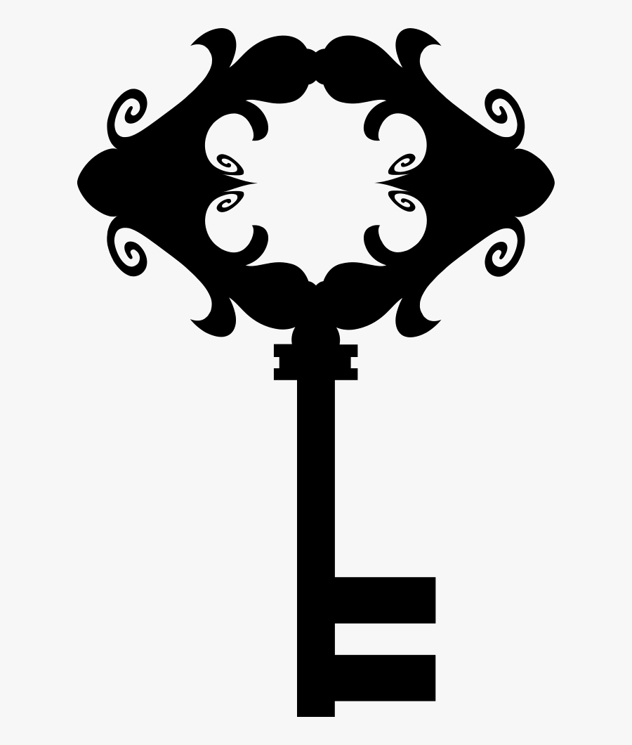 Ornamental Rhombus Design On Top Of A Key Tool - Rhombus, Transparent Clipart