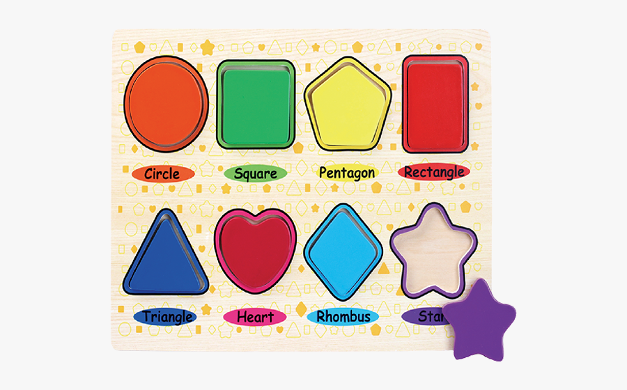 Chunky Shapes Puzzle, Transparent Clipart