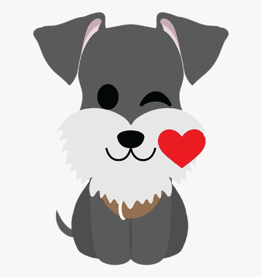 #schnauzers - Schnauzer Dog Face Emoji , Free Transparent Clipart