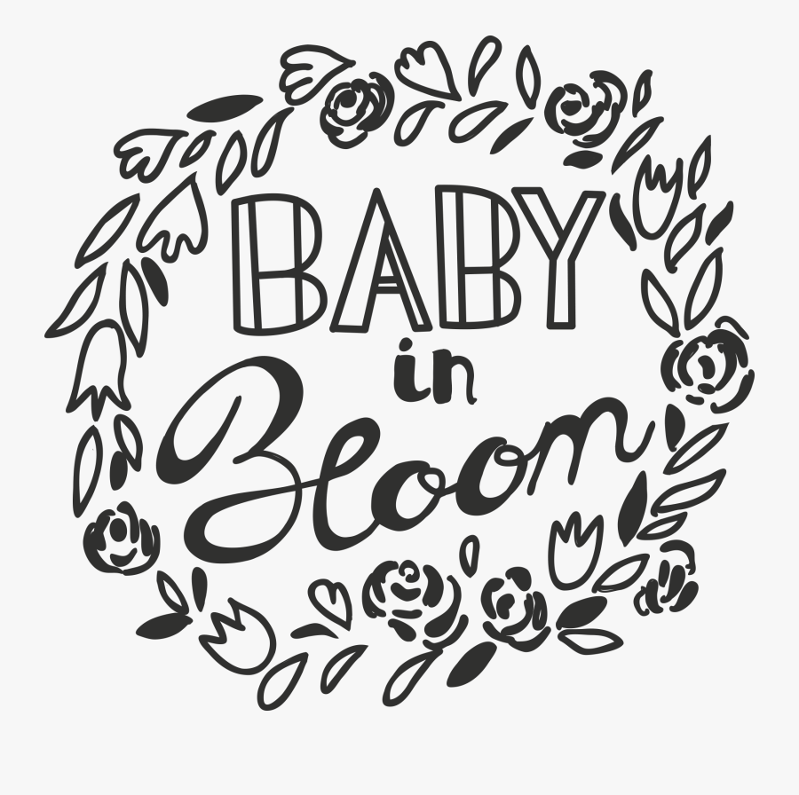 Baby Shower Word Art Calligraphy Free Transparent Clipart Clipartkey