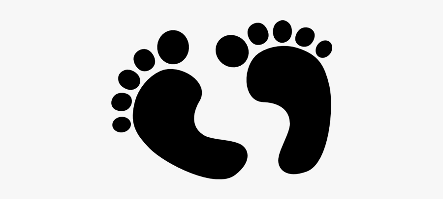 T-shirt Infant Child Father Baby Announcement - Blue Baby Footprints Png, Transparent Clipart