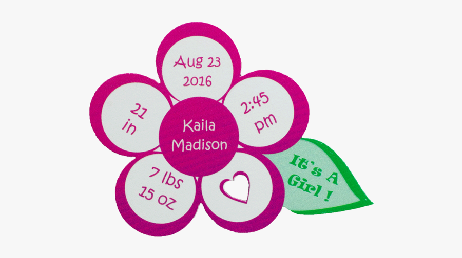 Flower Magnet - Circle, Transparent Clipart