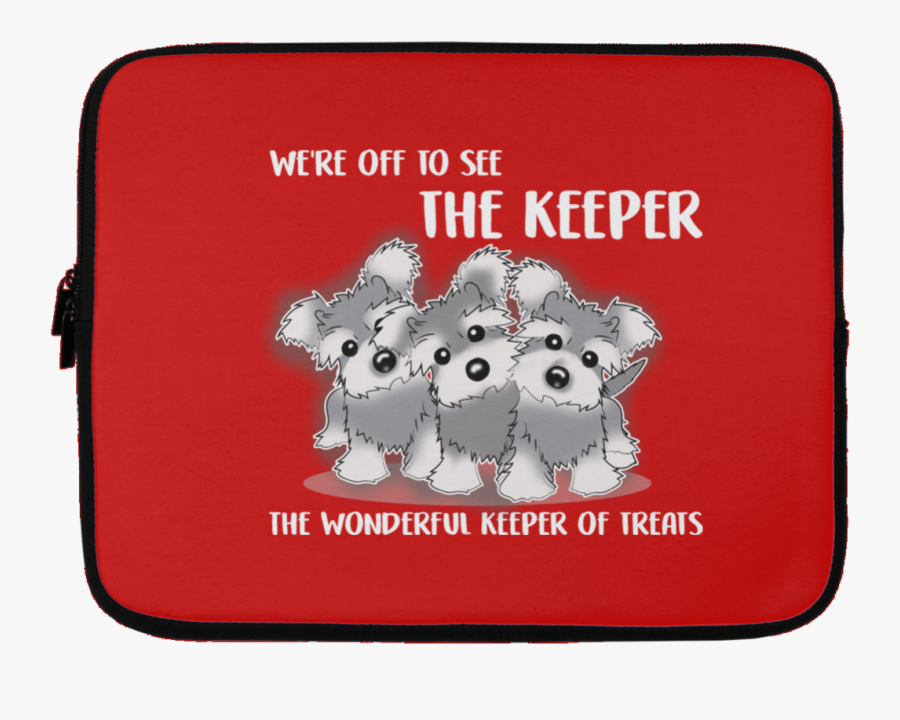We"re Off To See The Keeper Schnauzer Laptop Sleeves - Companion Dog, Transparent Clipart