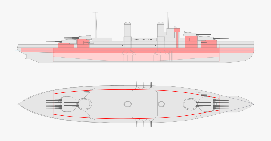 Clip Art Dunkerque Class - Normandie Class Battleship, Transparent Clipart