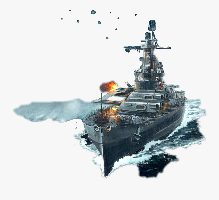 #battleship #freetoedit - Battle Of Ships In Sea, Transparent Clipart
