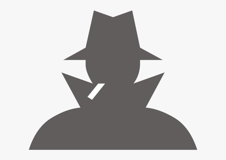Silhouette Of A Criminal, Transparent Clipart