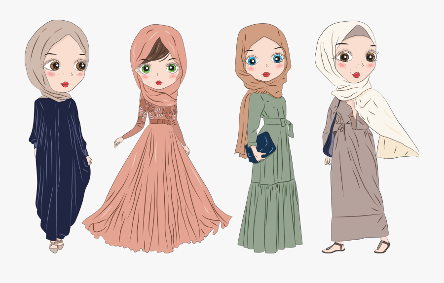 De Fille Anime Hijab, Transparent Clipart