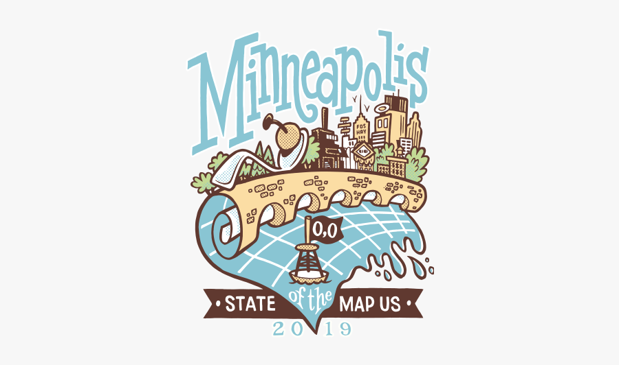 State Of The Map Usa - Illustration, Transparent Clipart