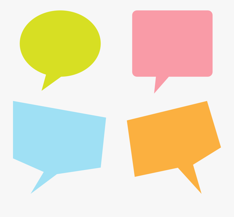 Speech-833379 - Speaking Template, Transparent Clipart