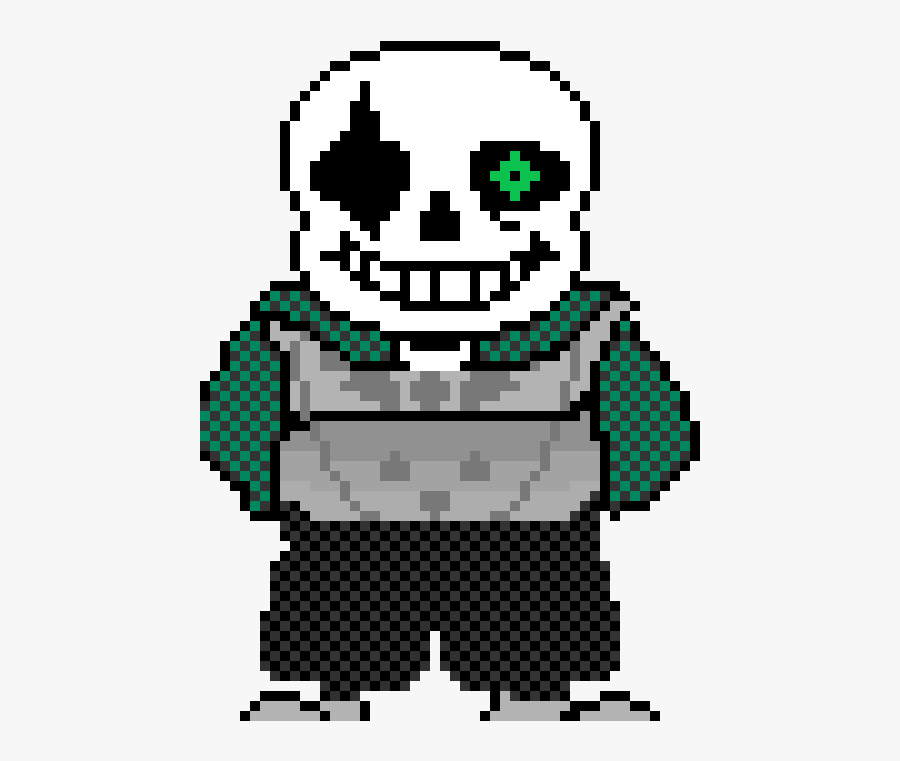 Reaper Sans Pixel Art, Transparent Clipart