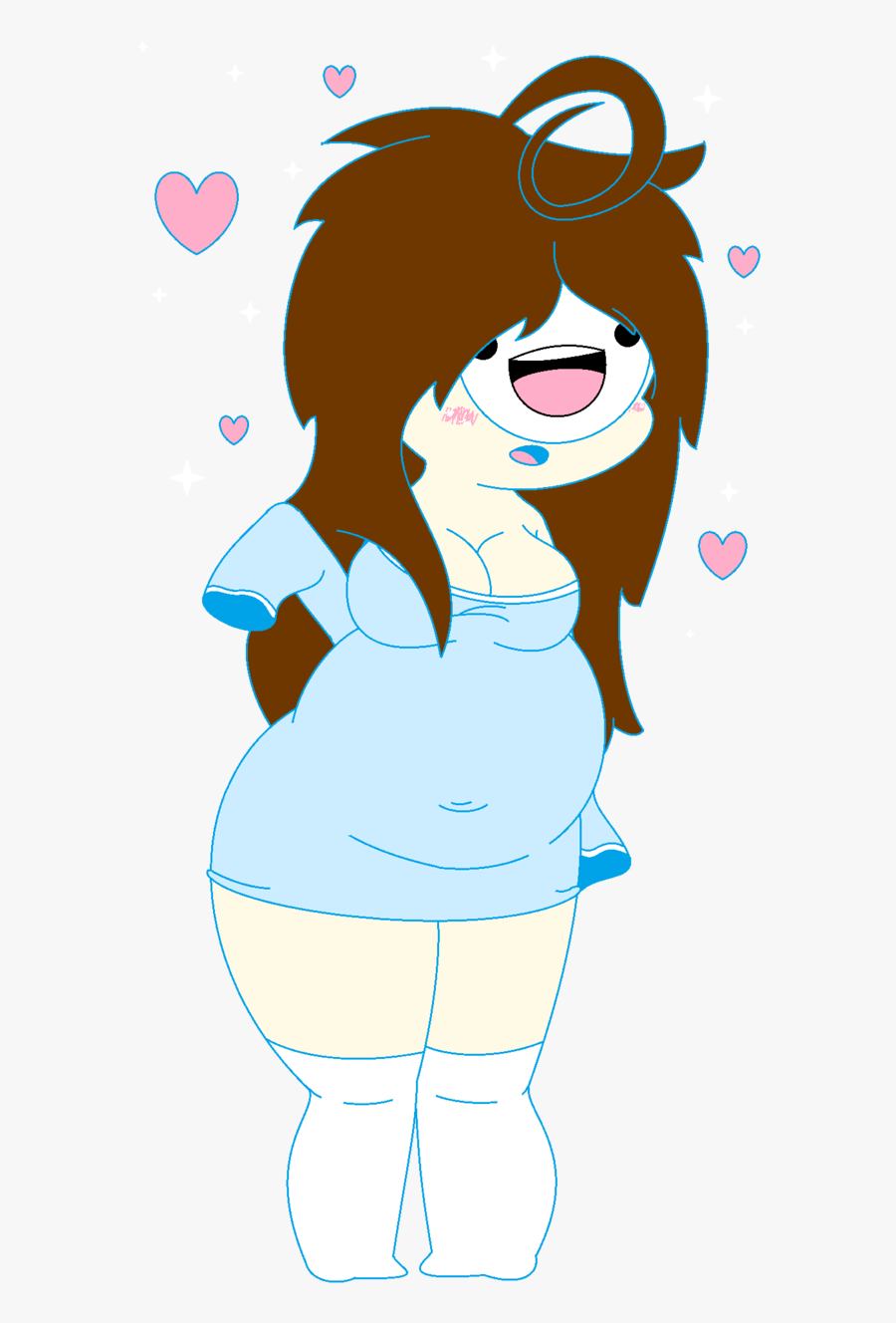 Stupid Faceless Girl By Masquerade-chan - Cartoon, Transparent Clipart