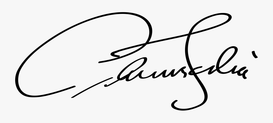 Holidays Clipart Signature - Signature Starting With C, Transparent Clipart