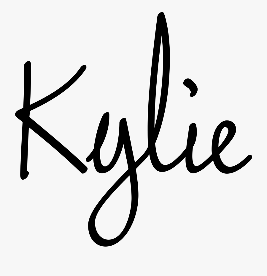 Kylie Name Signature, Transparent Clipart